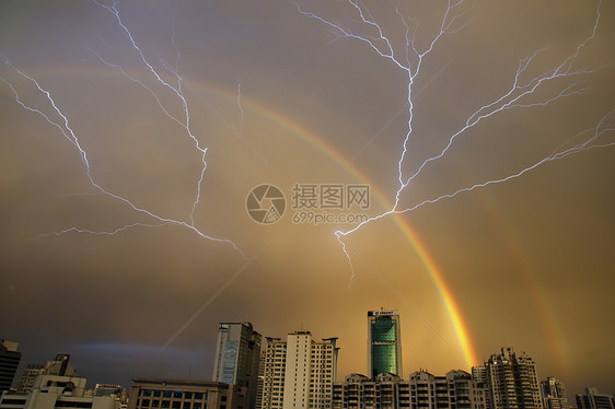 天日日落背景图片日出蓝色彩虹空气质量蓝天金子环保闪电图片