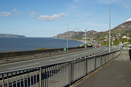 海岸公路运输天空车道小路基础设施交通丘陵图片