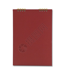 红色笔记本软垫办公室床单商业笔记螺旋备忘录会议文档学习图片