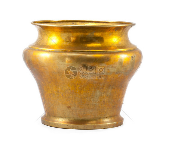 旧古金牌匾艺术金属工艺花瓶宝藏水壶金子古董黄铜图片