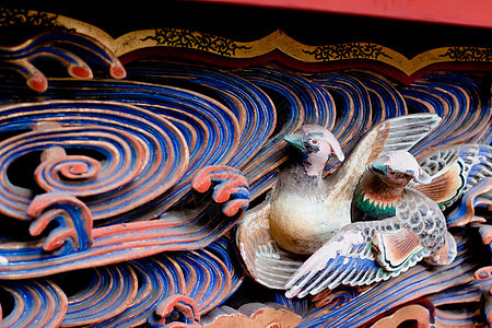 雕刻鸟植物生物水平传统邮政工艺建筑日光花朵艺术图片