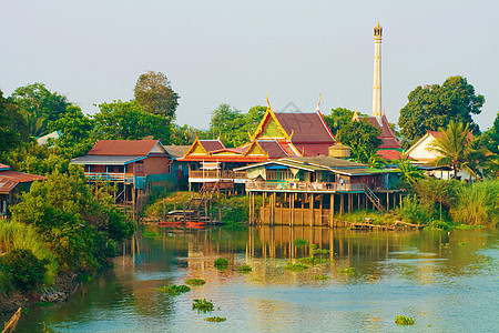 泰泰阿约塔亚(Ayutthaya)的Wat图片