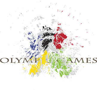 奥林匹克获奖者成就金子插图艺术运动绘画徽章圆圈团体图片