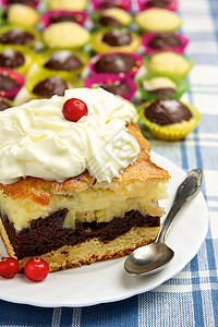 派和松饼馅饼金子团体美味食物奶油美食小吃蛋糕巧克力图片