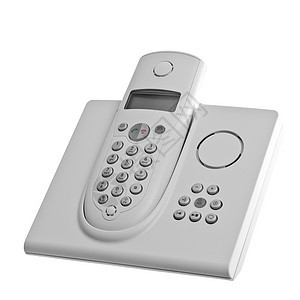 Cordless 电话麦克风嗓音塑料商业机动性办公室白色键盘机器拨号图片