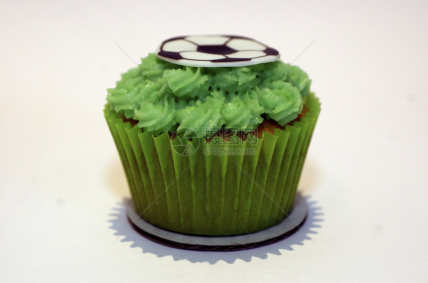 Cupcake 绿色霜霜图片