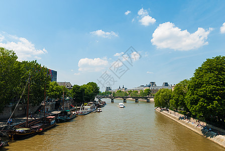 巴黎旅行天空蓝色吸引力城市旅游地标图片