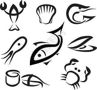 海大海食物符号集图片
