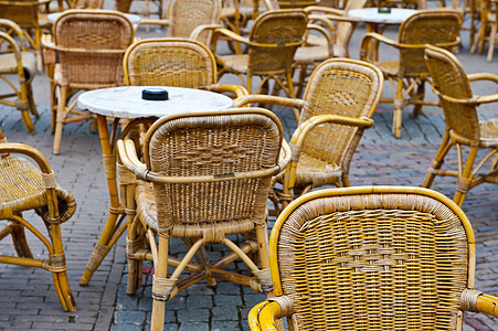 街头咖啡厅篮子酒馆用餐景观小酒馆扶手大理石酒吧城市椅子图片