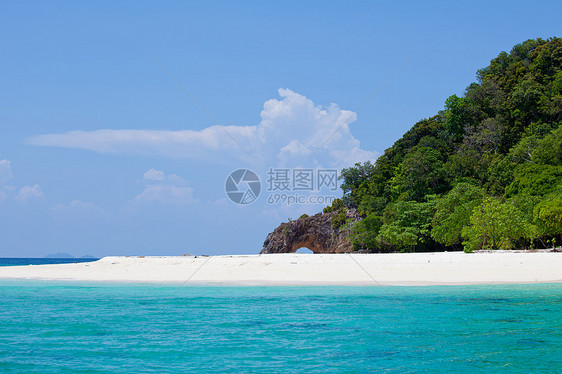 有海滩的拱形沿海地质学蓝色海洋海岸石灰石苦瓜天空悬崖海景图片