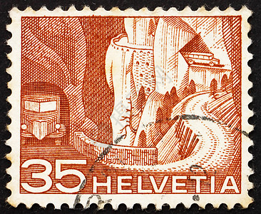 1949年 阿尔卑斯山邮政公路图片