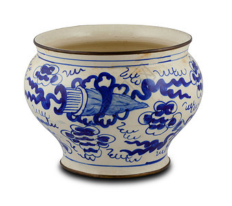 中国古董花瓶花朵瓷器玻璃蓝色陶器历史商品艺术传统陶瓷图片