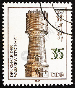 1986 GDR 1986 柏林水塔图片