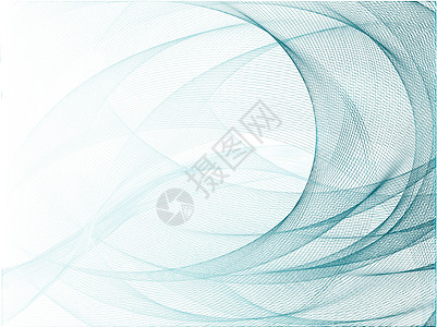 A 背景摘要技术活力插图曲线白色金属蓝色数字化绘画议案图片