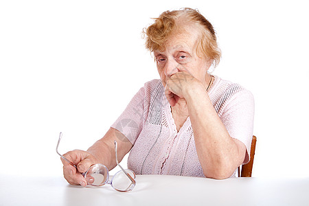 纵向老年妇女祖母医学眼镜女士爱好图片