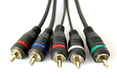 构件电缆绳索网络技术连接器金属电子视频电线插头背景图片