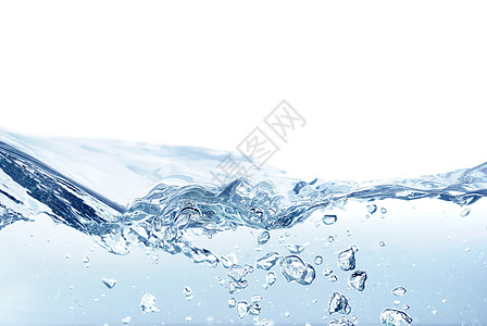 孤立水流流动白色飞溅活力波纹环境液体蓝色图片