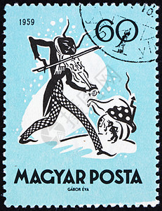 1959年 匈牙利邮票 板球和蚂蚁 仙子报图片