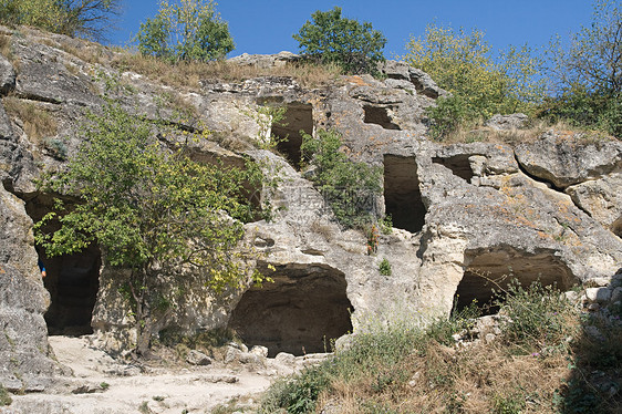 克里米亚洞穴居住区图片