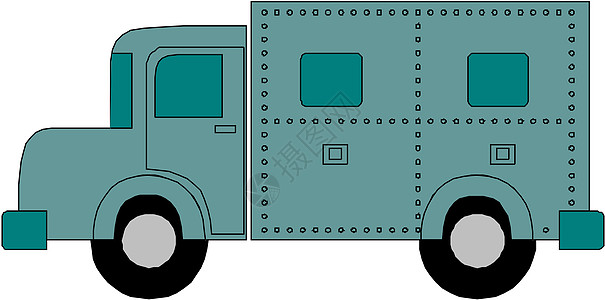 装甲车安全银行业车辆商业金融运输警卫插图卡车银行图片
