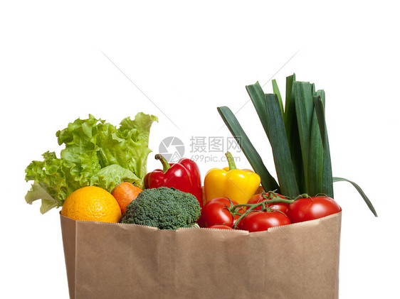 杂草黄色食物红色胡椒绿色购物白色杂货蔬菜韭葱图片