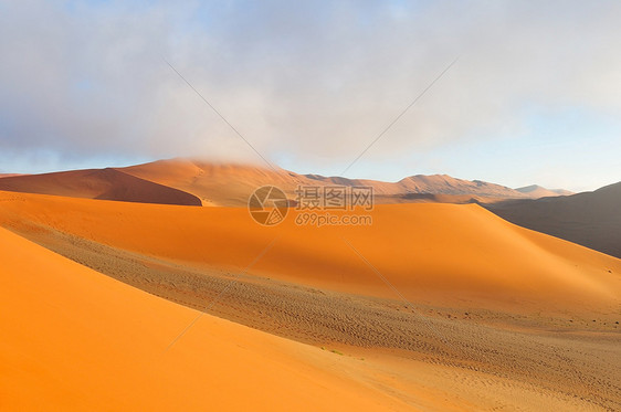 纳米布沙地的图案橙子沙漠干旱荒野风景沙丘孤独图片