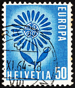 瑞士邮戳 1964年瑞士代号图片