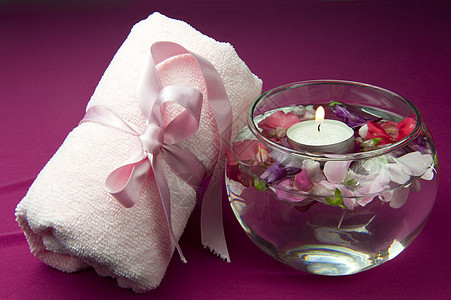 用于身体护理的气味产品生物蜡烛生态福利草本植物芳香卫生白色海绵温泉图片