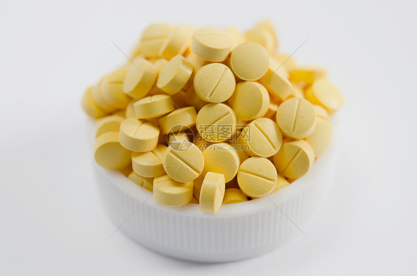 许多药丸白色药片制药药品药物疾病黄色药店处方预防性图片
