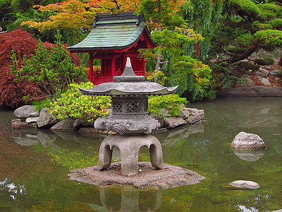 东方花园季节性公园红色橙子园艺乡村植物学绿化绿地国家图片