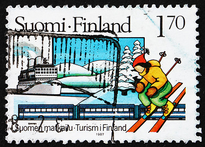 芬兰邮戳 1987年图片