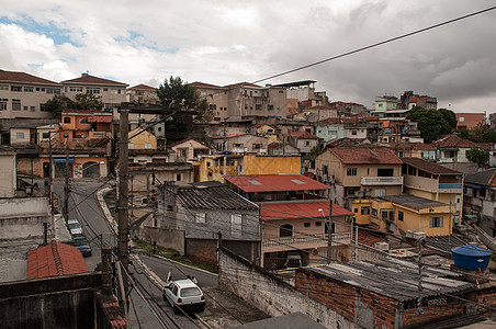 Sao Paulo郊区贫民窟城市脆弱性公寓小屋天线场景衣绳建筑窝棚建筑学图片