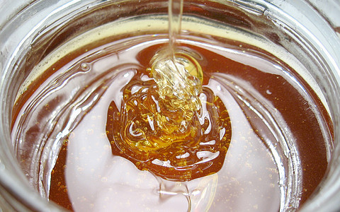 亲爱的蜂蜜产品甜点营养食物玻璃花蜜治愈金子疗效图片