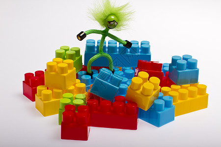 乐高塑料玩具区构造幼儿园建造建筑木偶活动积木童年盒子立方体图片