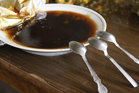 汤匙蜂蜜食物桌子勺子盘子图片