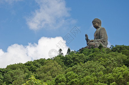 天坛大佛  世界上最高的户外青铜坐佛 位于香港金属棕褐色旅行雕像游客吸引力雕塑旅游地标宗教图片