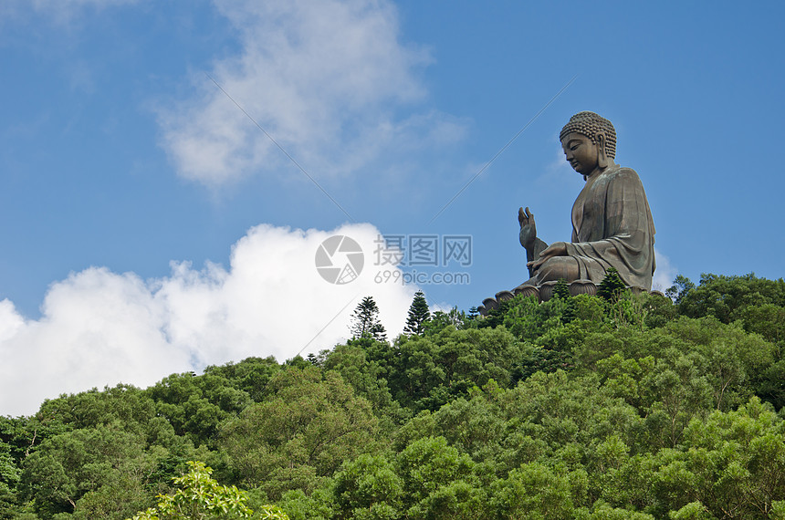 天坛大佛  世界上最高的户外青铜坐佛 位于香港金属棕褐色旅行雕像游客吸引力雕塑旅游地标宗教图片