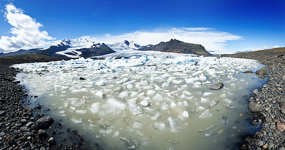 费雅萨隆全景冰川荒野风景山脉冰山环境天空图片
