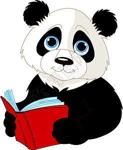 熊猫读书图片