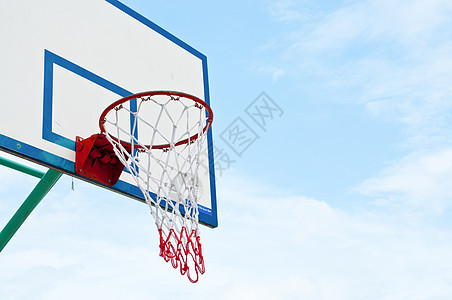 篮篮篮和蓝天空图片