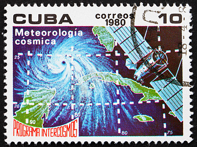 古巴1980年气象 国际宇宙间气象学图片