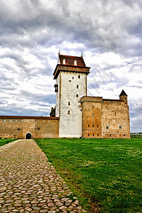 美丽的中世纪城堡风景图片