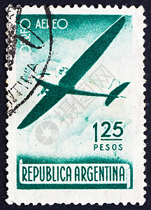 阿根廷1940年飞行飞机机上邮戳图片