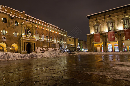 bologna 主方形纪念碑精确度历史性外观艺术历史城市世界公证人观点图片