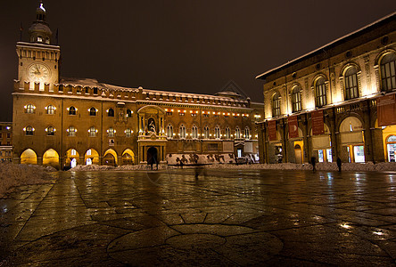 bologna 主方形历史纪念碑世界城市外观艺术城堡建筑学娱乐房间图片