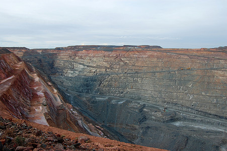 澳大利亚超级矿金矿工业游客汽车卡车风景工作金子旅行矿业车辆图片
