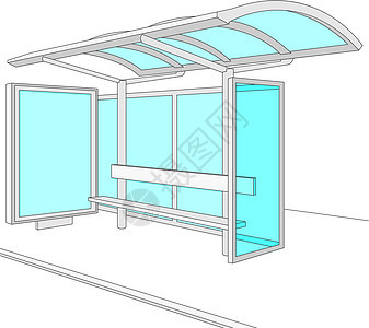 公交车站海报方案商业品牌企业营销框架旅行模板庇护所背景图片