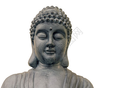 日本的Zen佛雕像 特写前图片