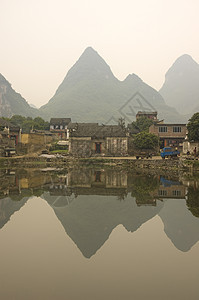 吉林语明信片天堂顶峰旅游反射农村旅行城市风景棕褐色图片