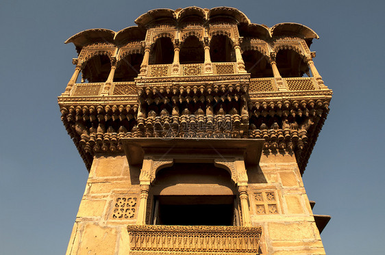 古老的哈米利在Jaisalmer堡垒图片
